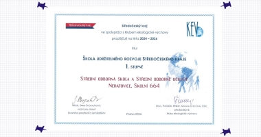 OCENĚNÍ – ŠKOLA UDRŽITELNÉHO ROZVOJE 1.STUPNĚ