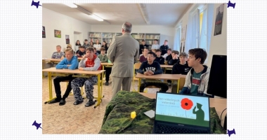 Den válečných veteránů na naší škole – vzpomínka, úcta a poděkování