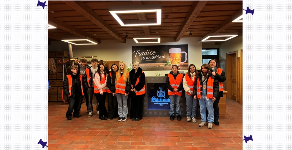 Exkurze žáků 2. ročníku chemického oboru v pivovaru Svijany