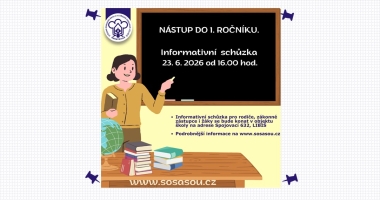 Informativní schůzka k nástupu do 1. ročníků